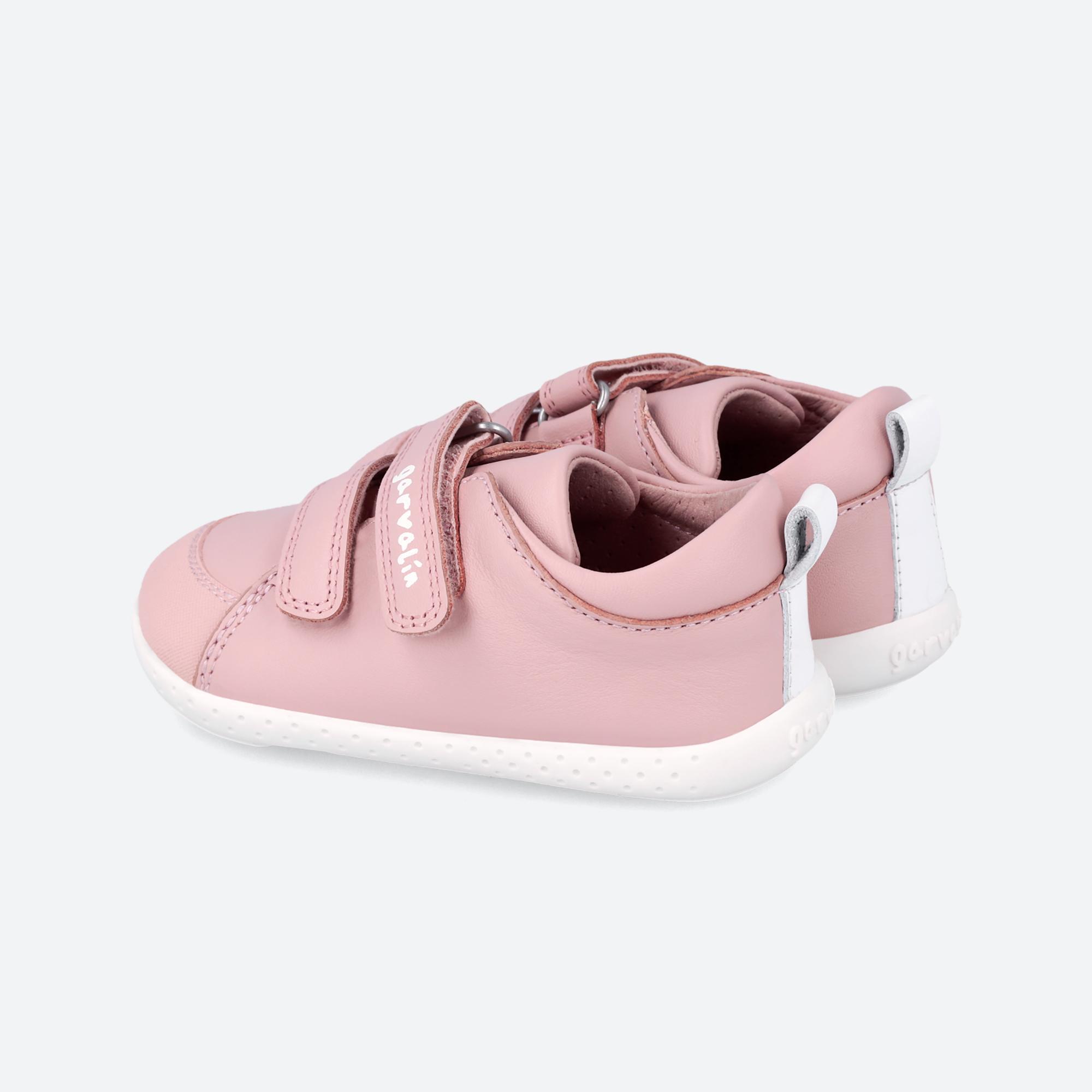 Zapatillas Niña Barefoot Garvalín 242322D Rosas Cierre Adherente 3/6