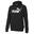 Essentials hoodie met groot logo heren PUMA Black