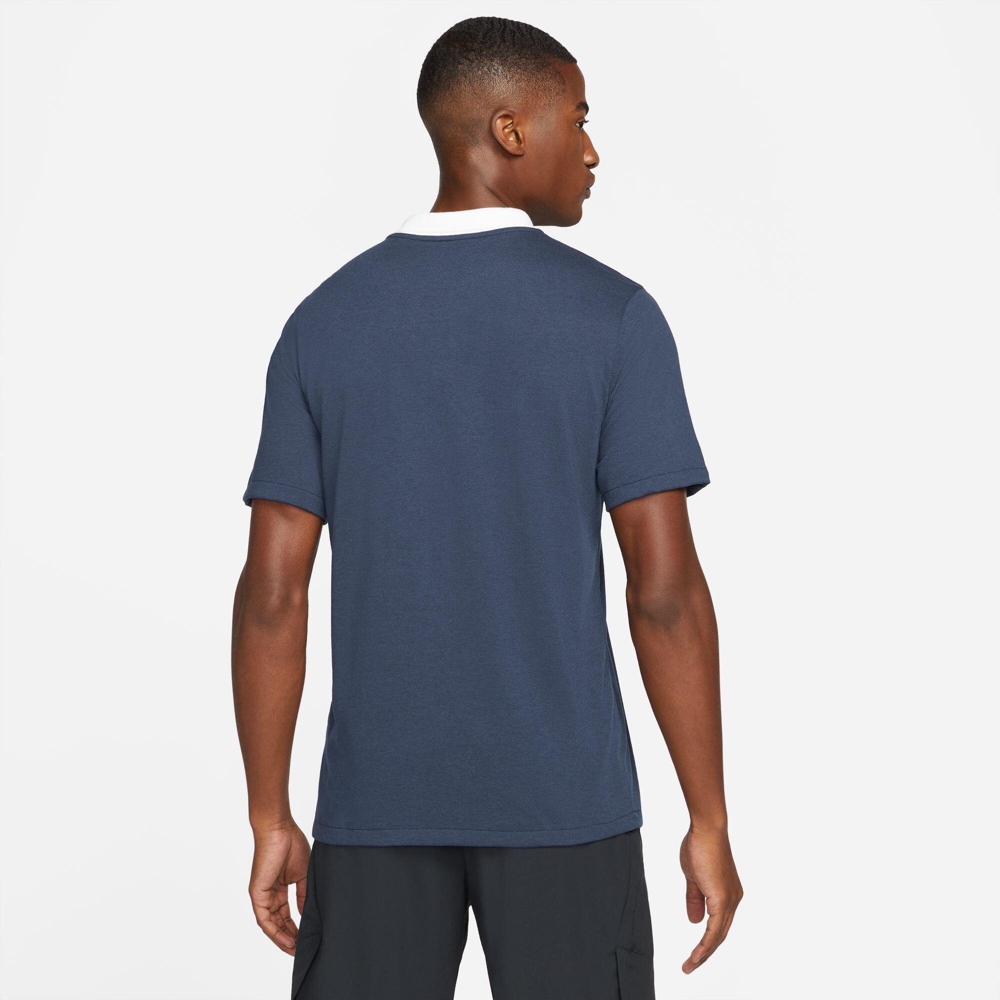 Polo uomo nike blu 4/6