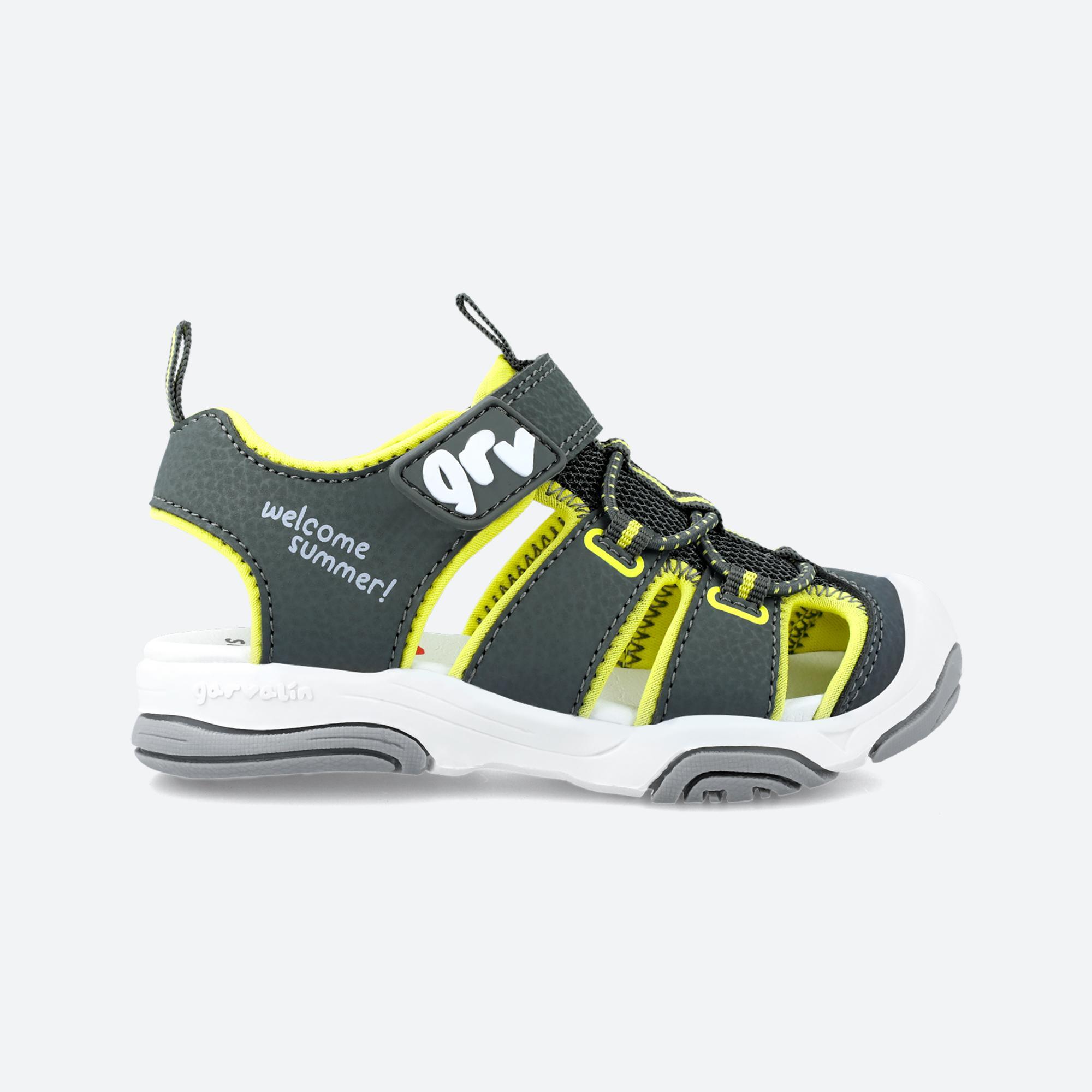 Garvalin - Sandales Garvalin Modèle 242860g Couleur Gris - Sandales - Gris|vert - 34 - Decathlon