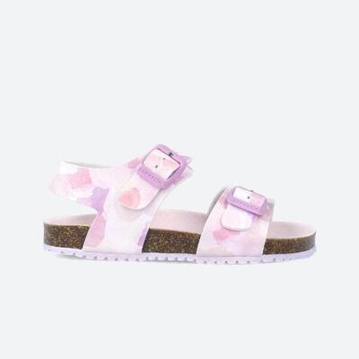 Sandalias Niños Garvalin 242455B Rosas Ajuste 2 Zonas