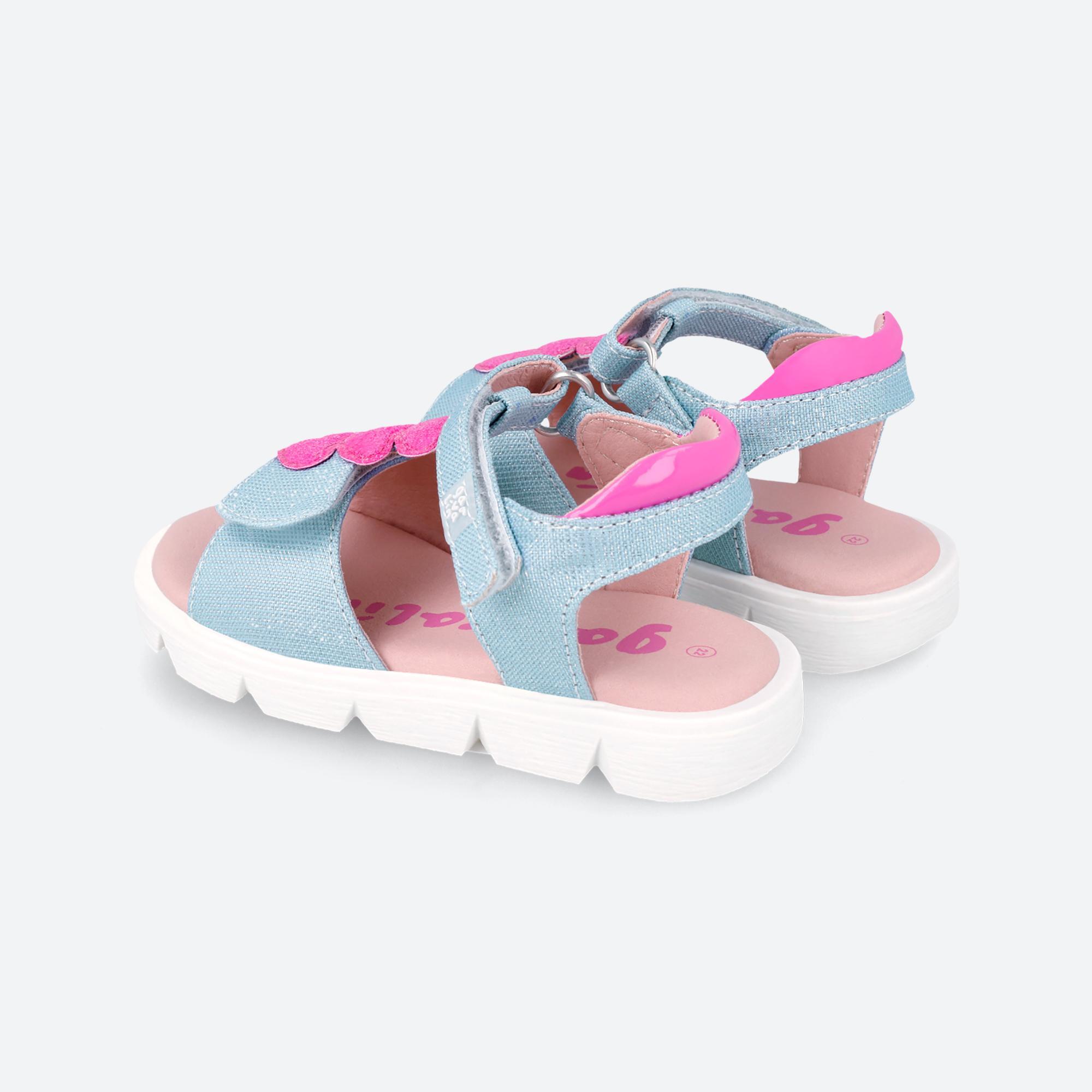 Sandalias Niños Garvalin 242400A Azules Doble Cierre Adherente 3/6