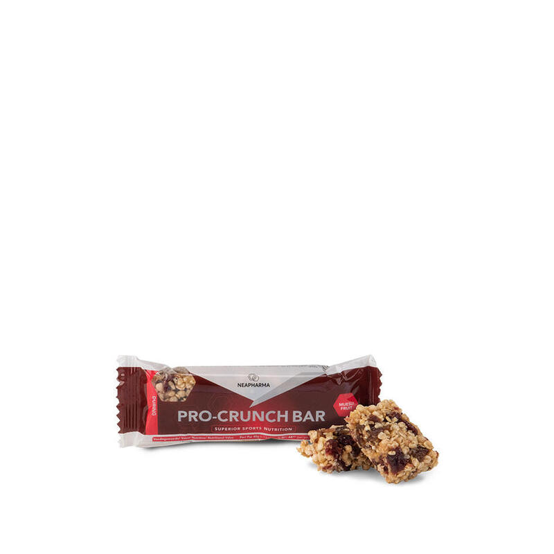 Energy Bar Muesli voor langdurige energie • Vegan •33 koolhydraten • 12x40g