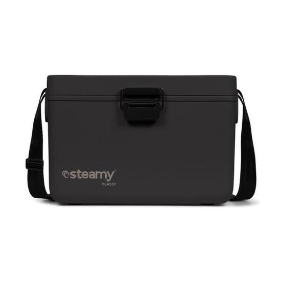 Steamy Classy 12 Glacière avec Bandoulière, 12L, Noir