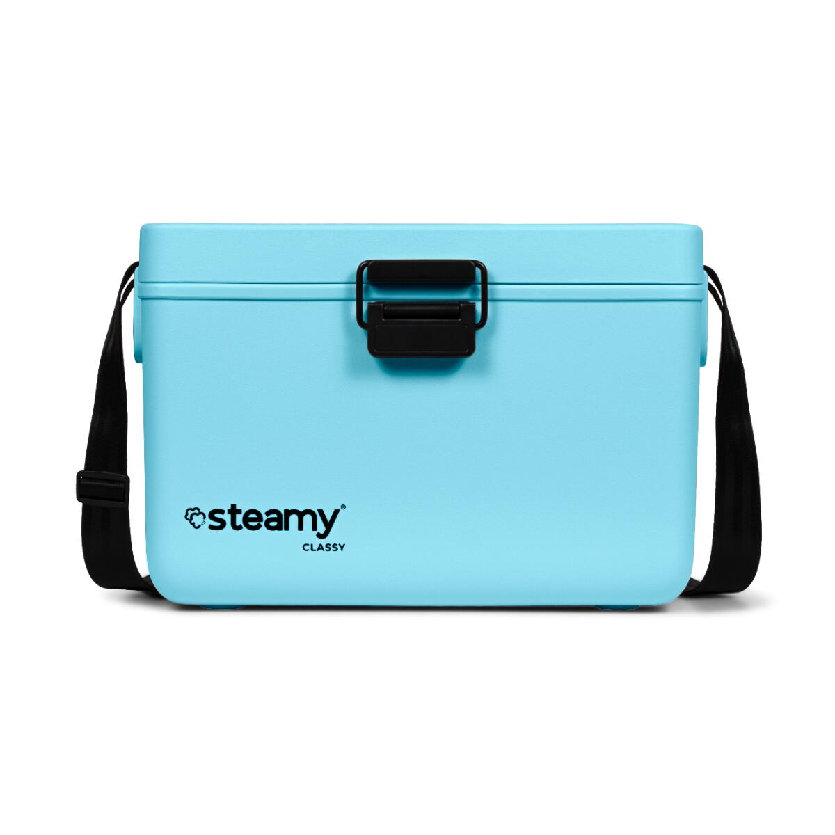 Steamy Classy 12 Geladeira rígida portátil, 12L, Azul