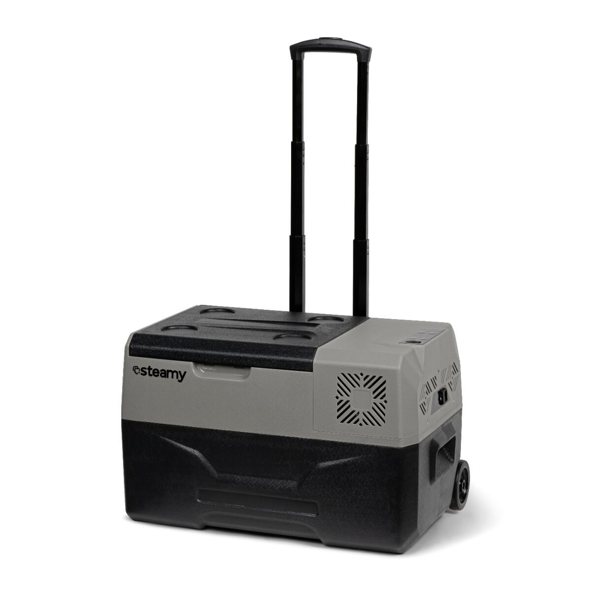 Steamy - Steamy-e Single Zone Électrique Glacière À Compresseur Sur Roues, 28l - Glacière - Noir - 28 L - Decathlon