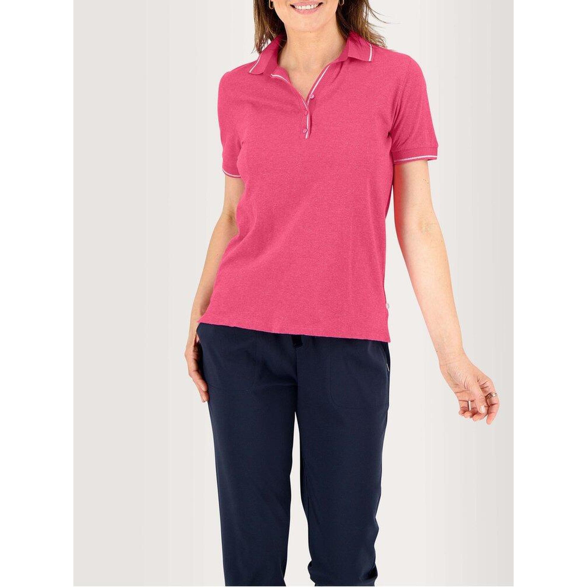 Polo manches courtes Femme - ADINAPOL Fuschia