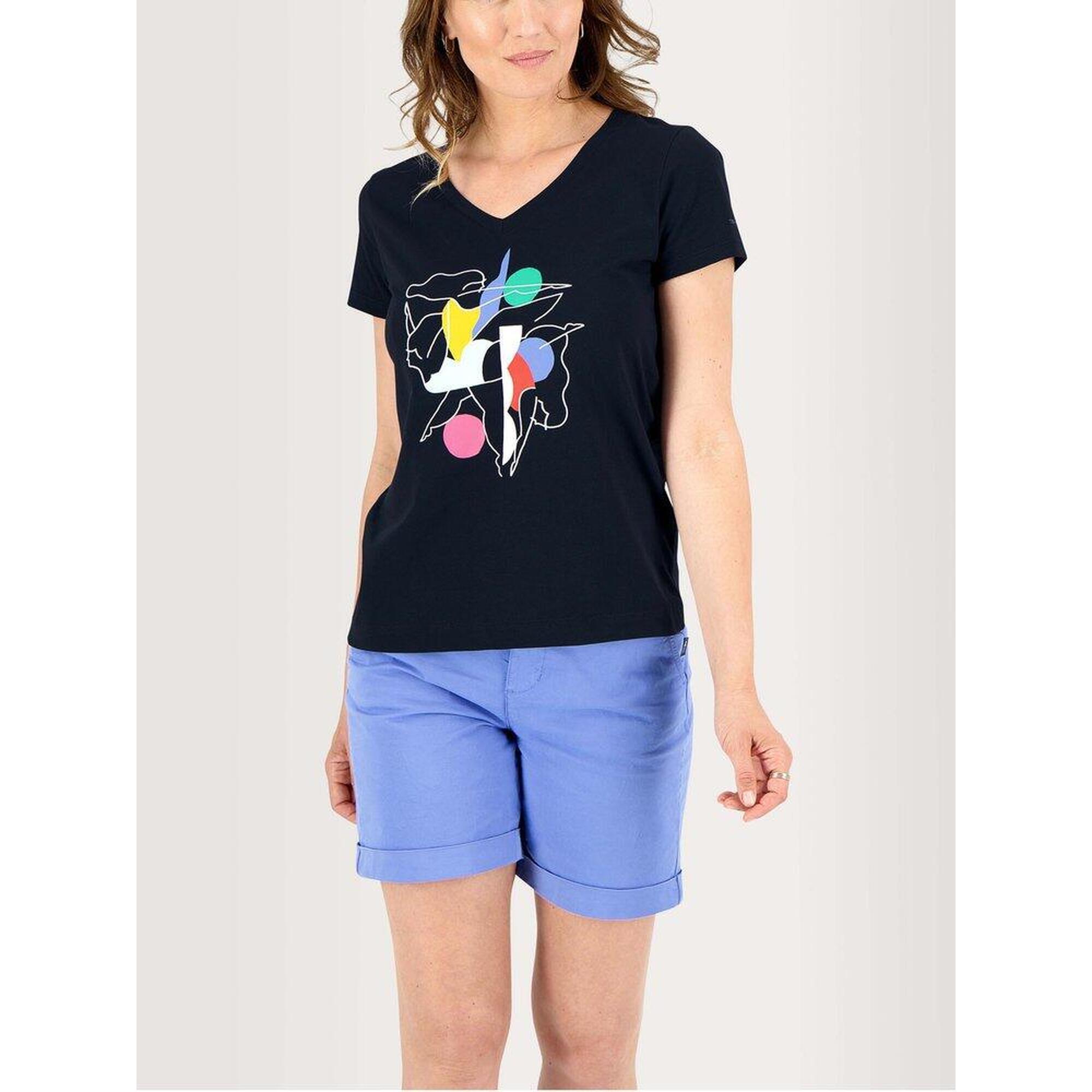 T-shirt manches courtes Femme - MINXITEE Navy