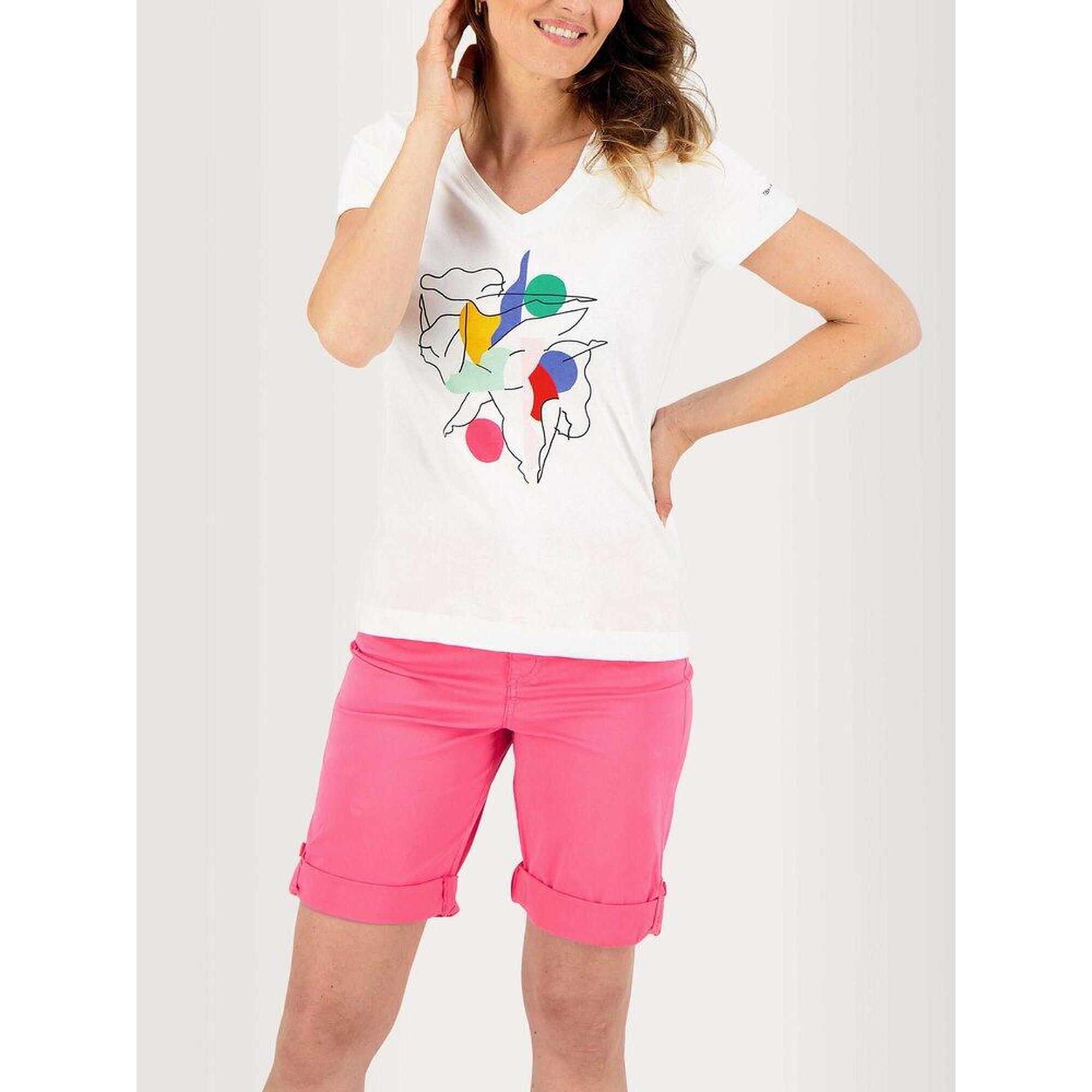 T-shirt manches courtes Femme - MINXITEE Arctique