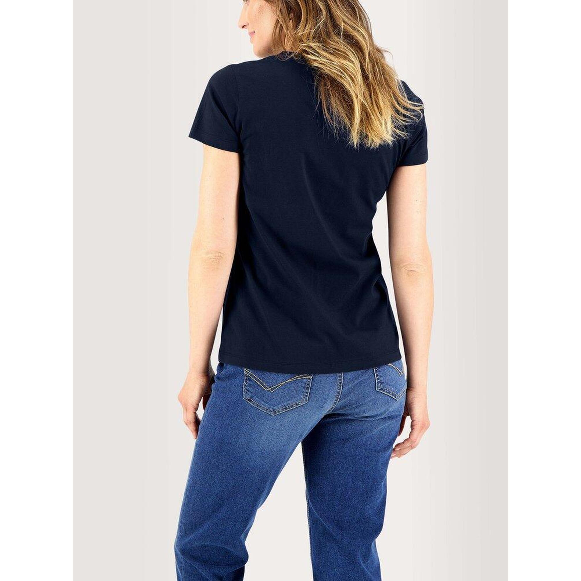 T-shirt manches courtes Femme - FAUSTTEE Navy