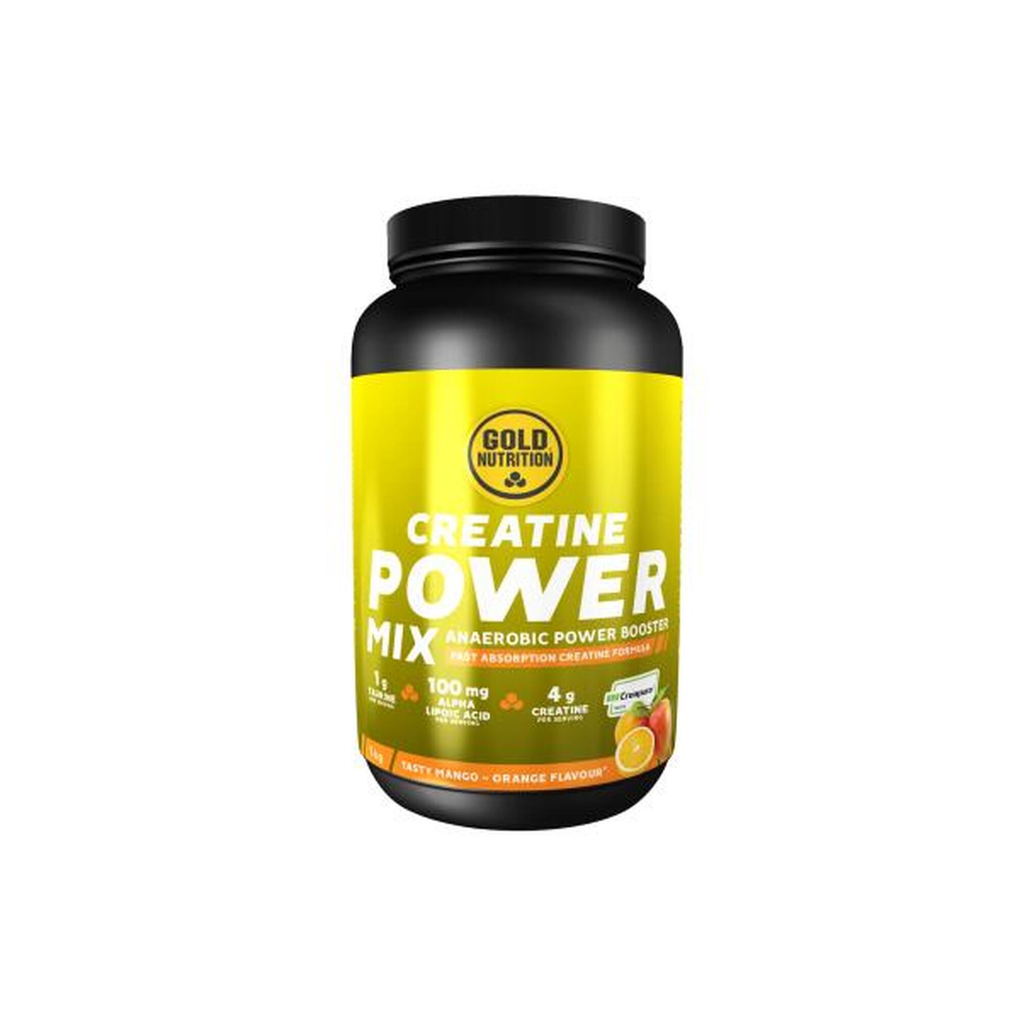 AUMENTO DE FORÇA CREATINE POWER MIX LARANJA/MANGO - 1 KG