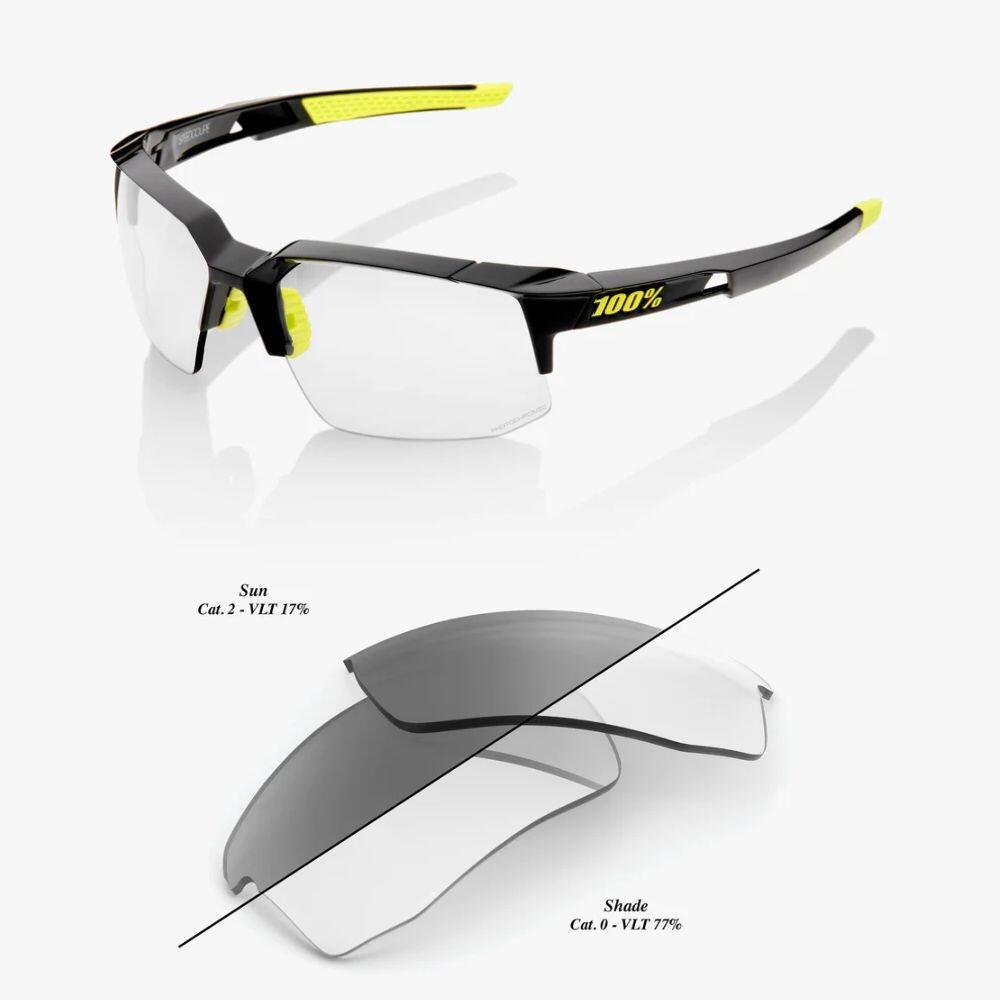 Lente fotocromática Speedcoupe - Negro brillante 2/3