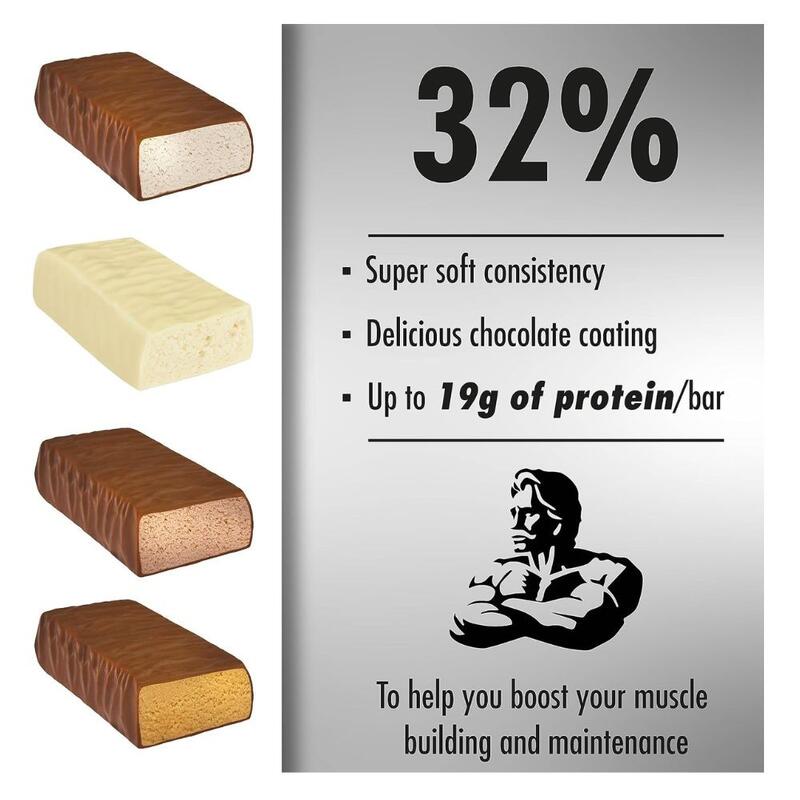 Weider - Weider 32% Protein Bar 1 barrita x 60 gr - Barrita proteica