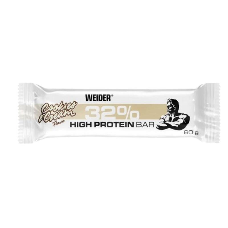 Weider - Weider 32% Protein Bar 1 barrita x 60 gr - Barrita proteica