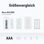 Micro AAA Akku 800 mAh Geringe Selbstentladung