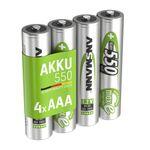 Micro AAA Akku 550 mAh Geringe Selbstentladung