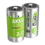 Baby C Akku 2500 mAh Geringe Selbstentladung