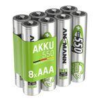 Micro AAA Akku 550 mAh Geringe Selbstentladung