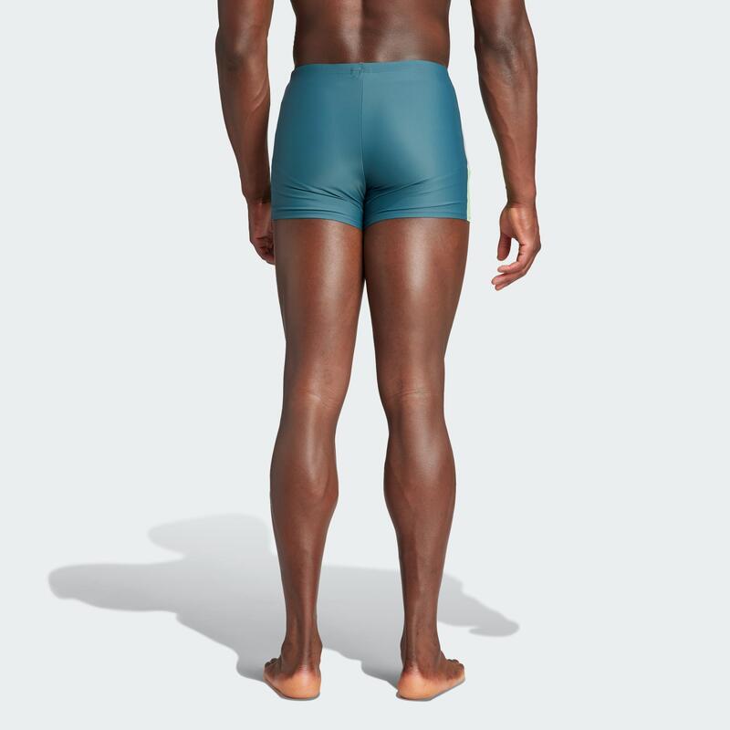 Colorblock 3-Streifen Boxer-Badehose