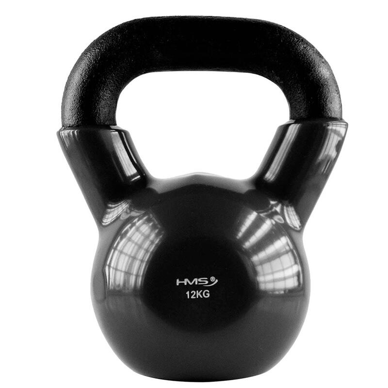 Kettlebell żeliwny pokryty winylem Hms 20 kg KNV20 czarny