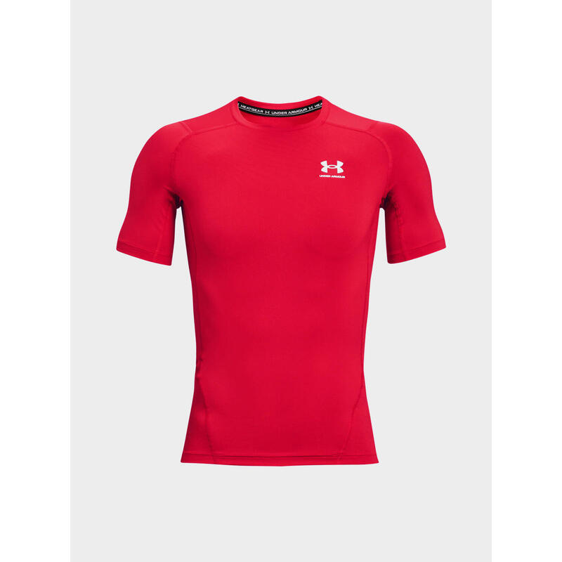 Tricou lycra Under Armour HeatGear® roșu pentru bărbați