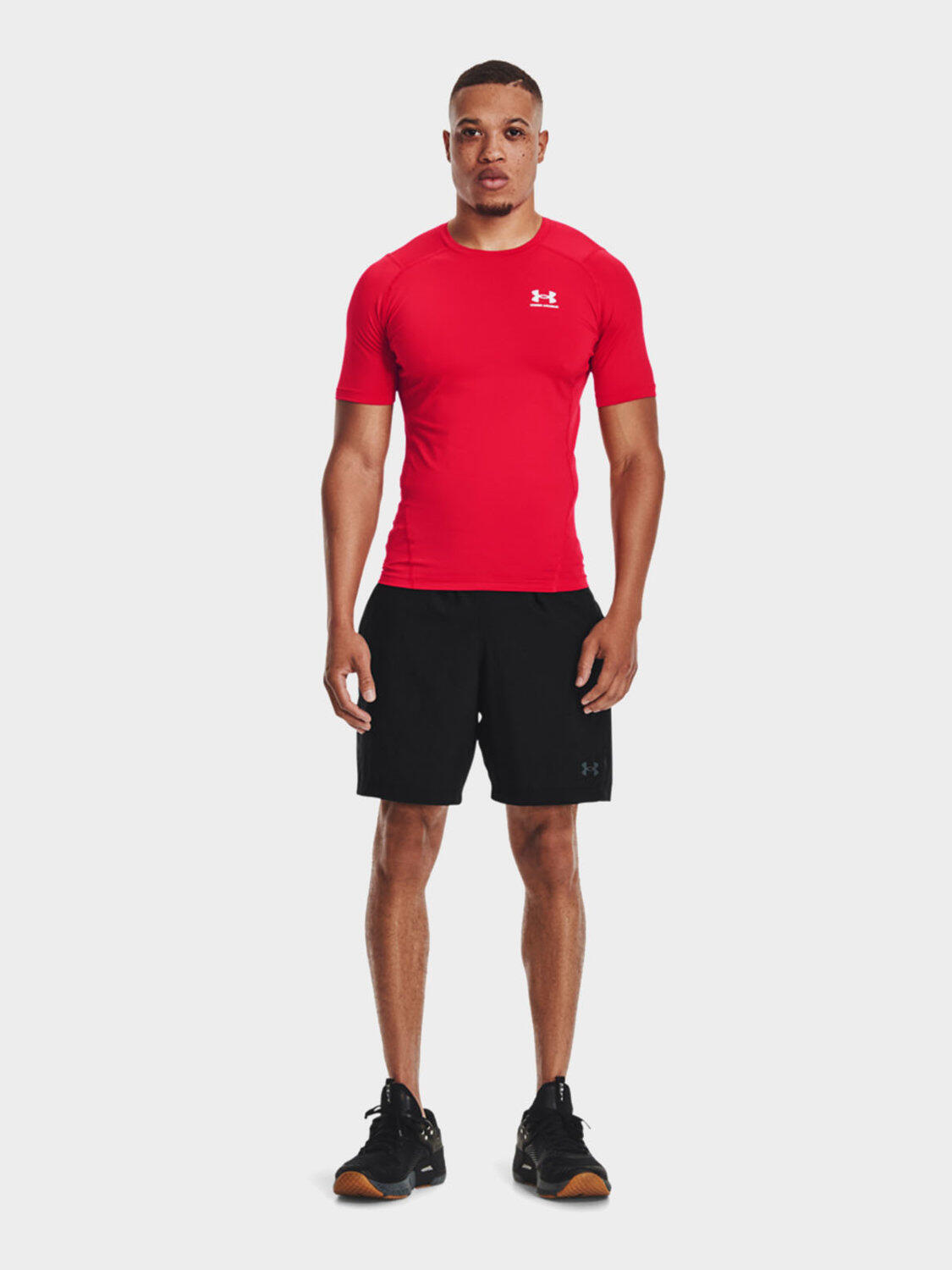 T-shirt Lycra Under Armour Rood Heatgear® Voor Heren 3/7
