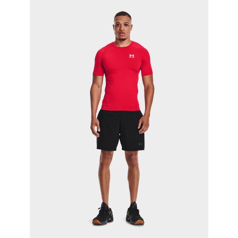 Tricou lycra Under Armour HeatGear® roșu pentru bărbați