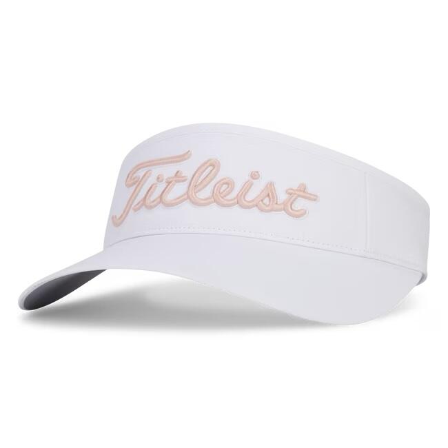 TH24WSVN2-15R LADIES SUNDROP VISOR - WHITE x ROSE