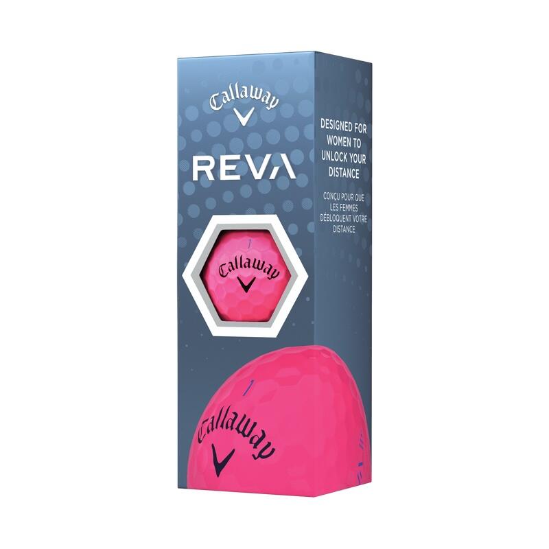 REVA 雙層高爾夫球 (12粒) - 粉紅色