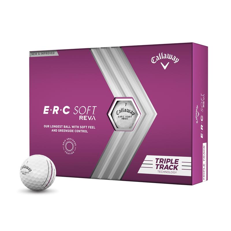 ERC SOFT REVA GOLF BALL (12PCS) - WHITE