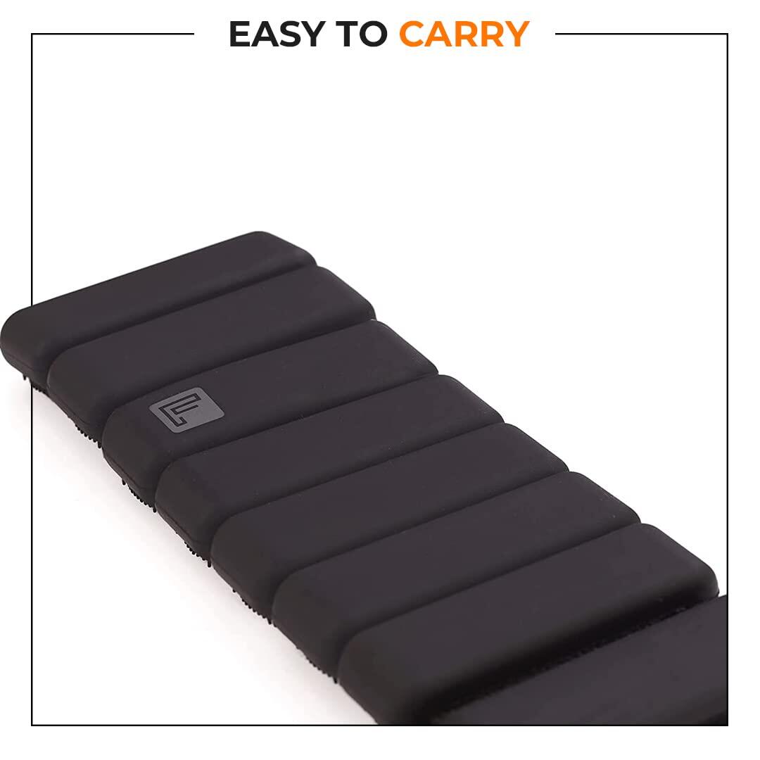 Flexnest The Flexbangle Adjustable Wrist & Ankle Weights Set, Free Size, (Pack of 2), 1 Pound Each