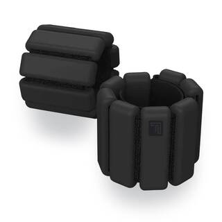 Flexnest The Flexbangle Adjustable Wrist & Ankle Weights Set, Free Size, (Pack of 2), 1 Pound Each