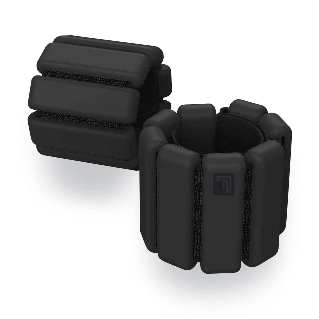 Flexnest The Flexbangle Adjustable Wrist & Ankle Weights Set, Free Size, (Pack of 2), 1 Pound Each -  1