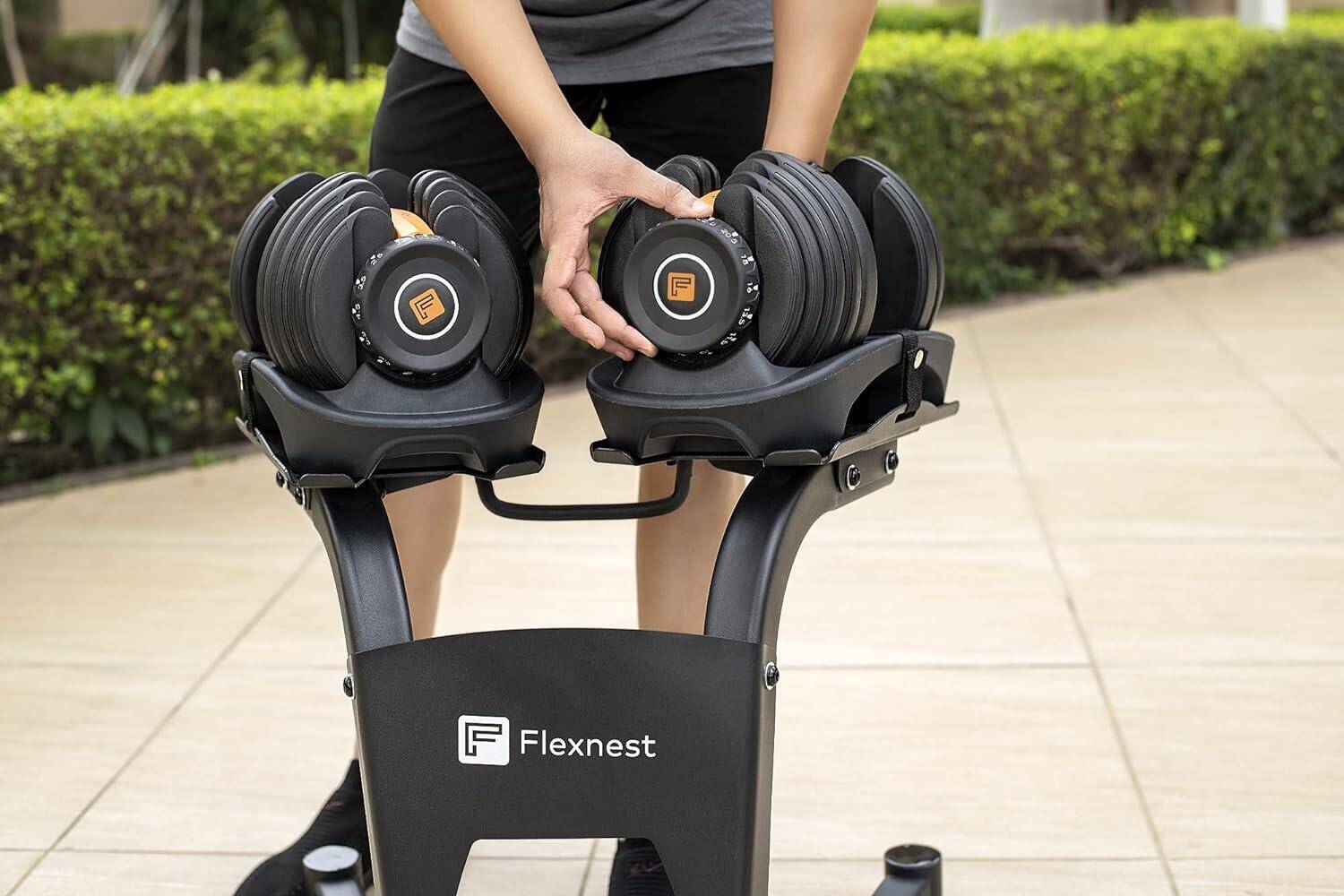 Flexnest Heavy-Duty Stand For Adjustable Dumbbell -  4