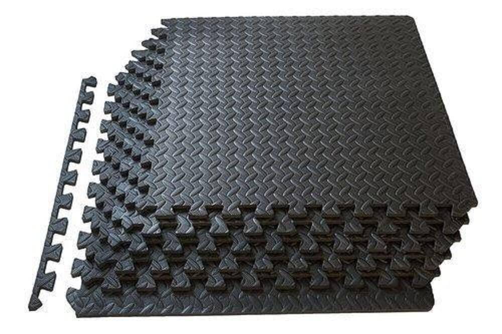 Flexnest Interlocking Cushion Pro 12mm Thick Eva Foam Gym Tiles Floor Mat -  1