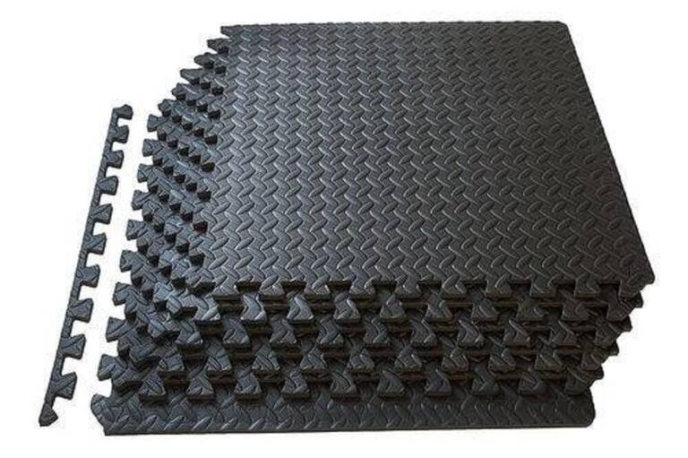 Flexnest Interlocking Cushion Pro 12mm Thick Eva Foam Gym Tiles Floor Mat