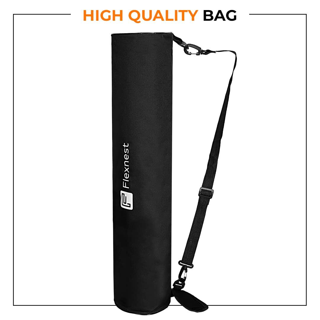 Flexnest PU + Rubber Grip Yoga Mat 6mm - Orange (Performance Mat)