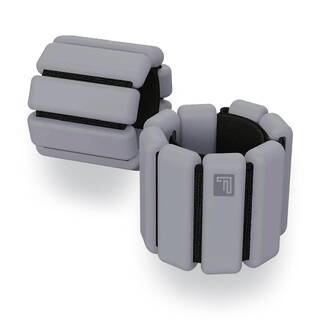 Flexnest The Flexbangle Adjustable Wrist & Ankle Weights Set, Free Size, (Pack of 2), 1 Pound Each