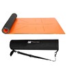 Flexnest PU + Rubber Grip Yoga Mat 6mm - Orange (Performance Mat)
