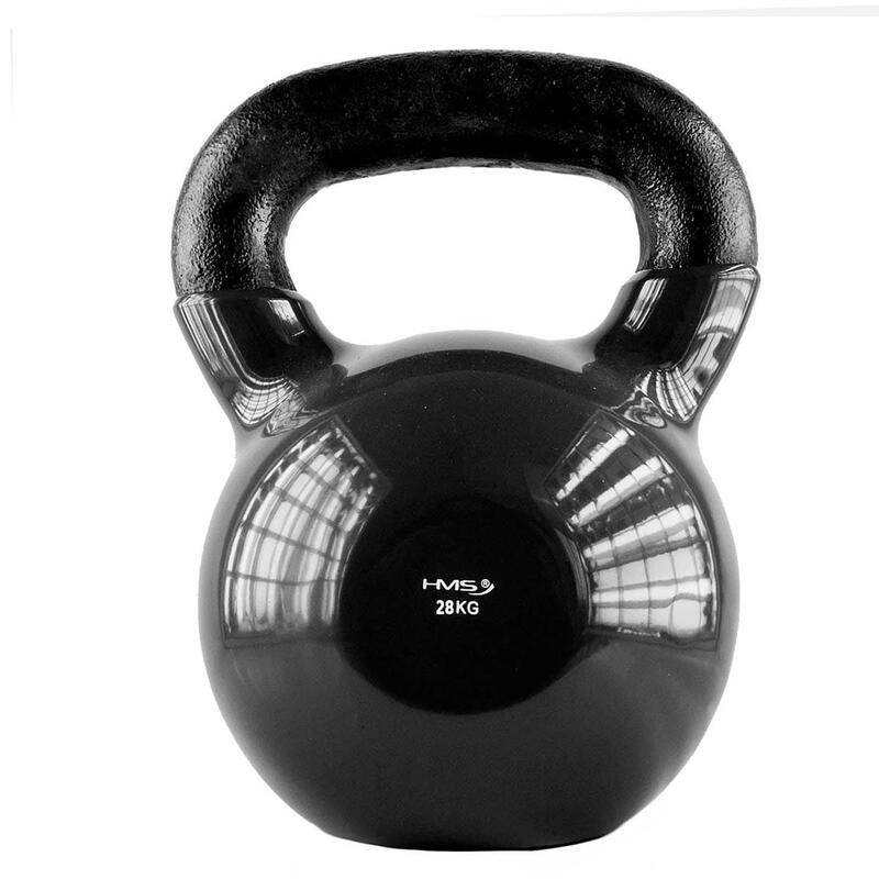 Kettlebell din fontă acoperit cu vinil KNV HMS