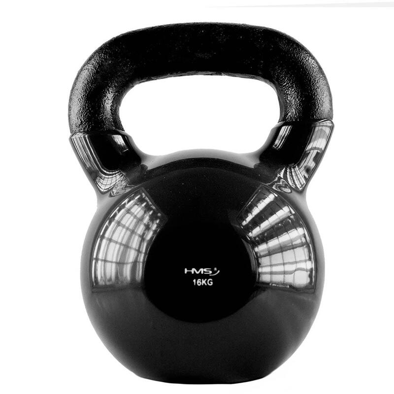 Kettlebell żeliwny pokryty winylem KNV HMS