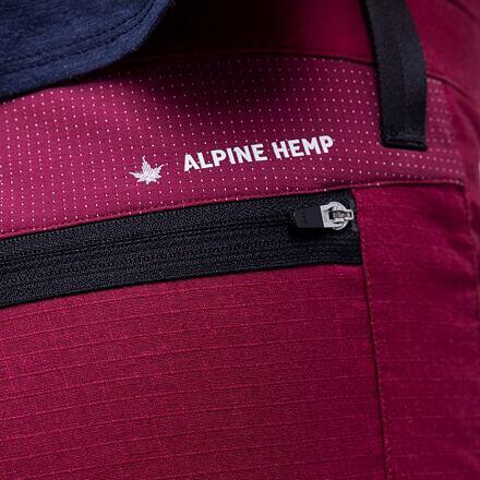 Dámské turistické kalhoty na trek, volný čas a cestování Alpine Hemp Light W