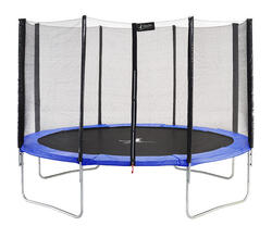 Trampoline rond Bleu Ø360cm avec filet de protection