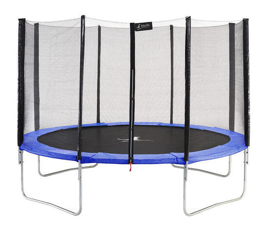 Trampolino rotondo blu Ø430cm con rete di sicurezza