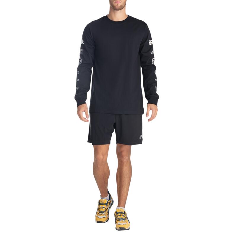 Férfi hosszú ujjú póló, ASICS Gel-Lyte III LS Tee, fekete