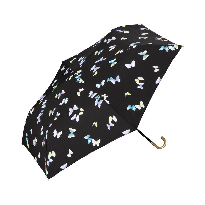 Butterfly Mini foldable Umbrella - black