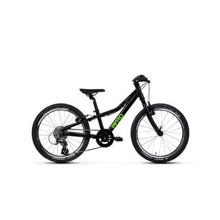 PYRO TWENTY small - Ultraleichtes 20-Zoll Kinderfahrrad in Grün für Ausflüge