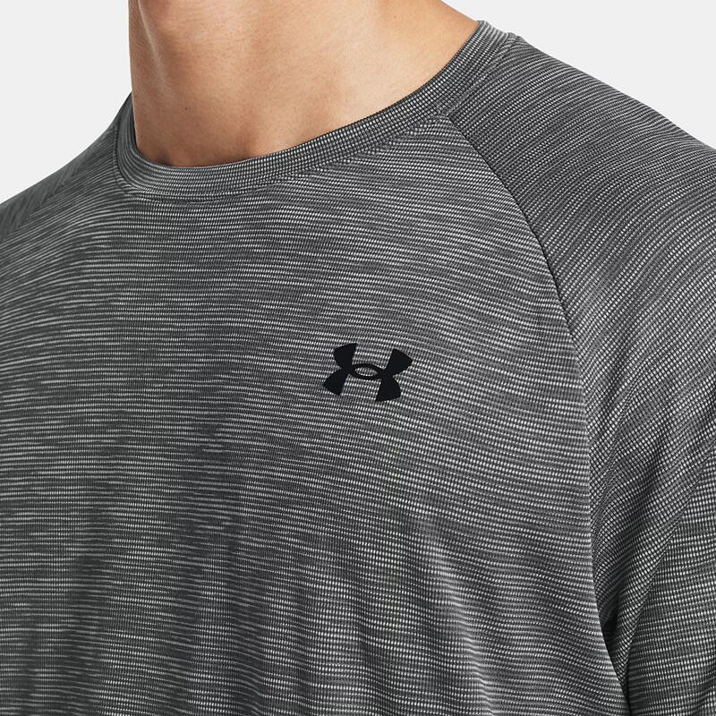 T-SHIRT UA TECH™ TEXTURÉ HOMME GRIS UNDER ARMOUR