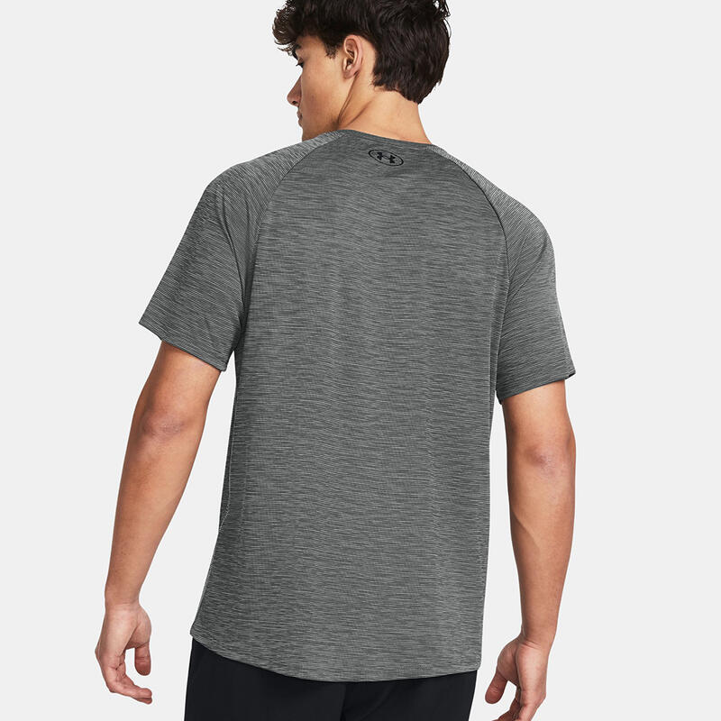 T-SHIRT UA TECH™ TEXTURÉ HOMME GRIS UNDER ARMOUR