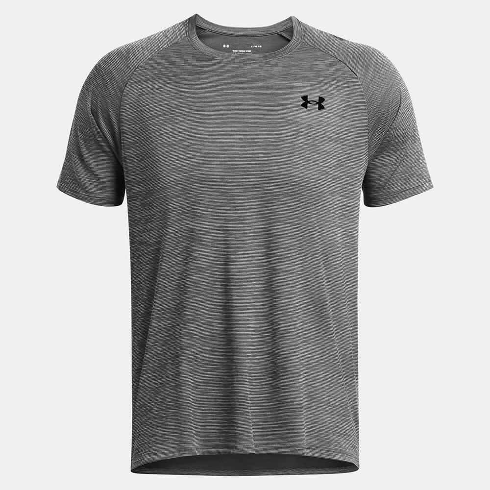 UNDER ARMOUR T-shirt Ua Tech™ Textured Heren Grijs Under Armour